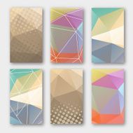 Set of brochure design templates vector illustration N5