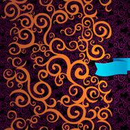 Vintage seamless border in Eastern style