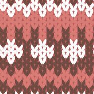 Seamless knitting pattern in christmas colors