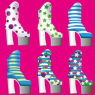 GlamRock Platteau Boots