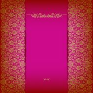 Elegant background with lace ornament N7