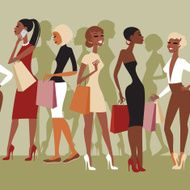 Shopping Girls N35