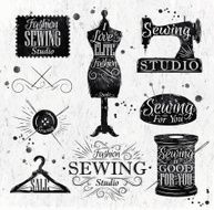 Sewing symbol vintage