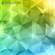Multicolor abstract shining ice vector background