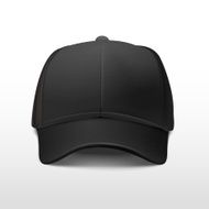 blank hat in black N3