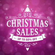 christmas sales poster background