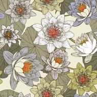 Vector seamless floral pattern N250