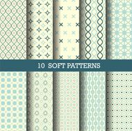 10 soft blue patterns