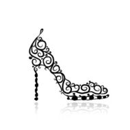 Female shoes sketch for your design N2