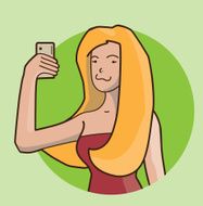 selfie woman