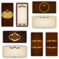 Elegant template for vip luxury invitation N13