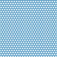 Honeycomb seamless pattern in blue color