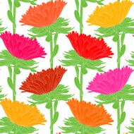 Beautiful seamless background with flowers N5