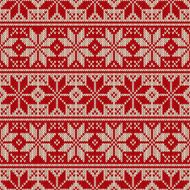 Winter Holiday Seamless Knitted Pattern N13