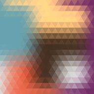 Abstract colorful background of triangles N16