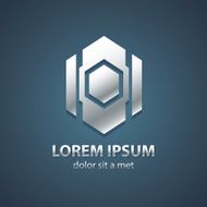 Hexagon symbol icon