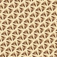 Golden pyramid pattern