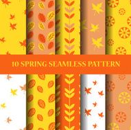 Blue and nature pattern set N6
