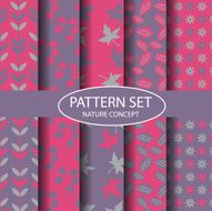 Blue and nature pattern set N7
