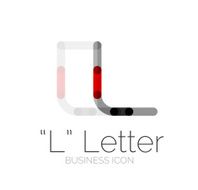 Minimal font or letter icon design N146