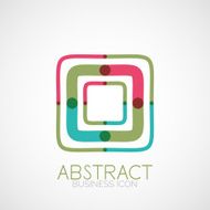 Symmetric abstract geometric shape N361
