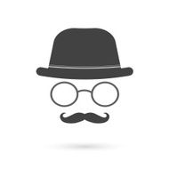 Glasses and Mustache Illustration