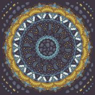 Round abstract pattern Ornamental background