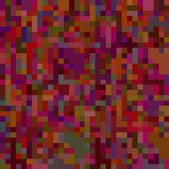 Pixel seamless pattern of geometric shapes colorful