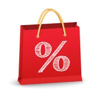 Shopping Bag with Percent Sign N2
