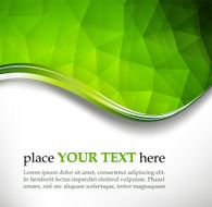 Background with waves and polygons N2