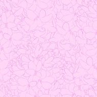 Beautiful seamless background with pink flowers