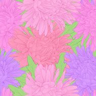 Beautiful seamless background with flowers N7