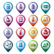 Medical Pointer Icons N2