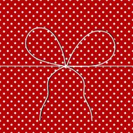 Gift with polka dots