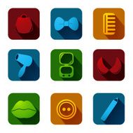 Volume icons set fashion N17