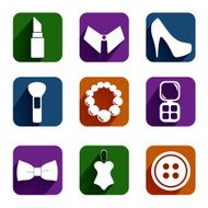 Volume icons set fashion N18