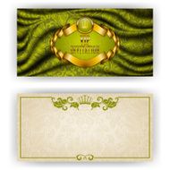 Elegant template for vip luxury invitation N16