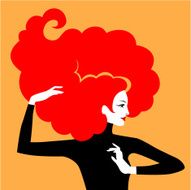 red hair