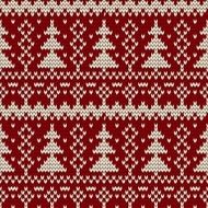 Christmas seamless knitted background EPS 10 vector illustration N15