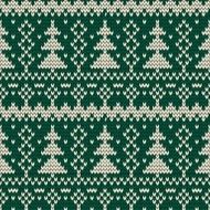Christmas seamless knitted background EPS 10 vector illustration N16