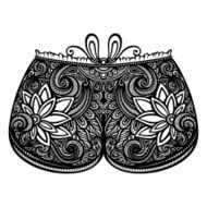 Decorative Ornate Women&#039;s Shorts
