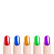 Fashion colours nail polish