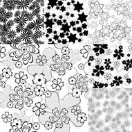 Seamless Floral Pattern N738