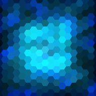 Abstract colorful hexagons background N11