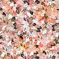 Multicolored Seamless Floral Pattern N7