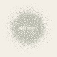 butterflies flying in a circle scatter different directions N2