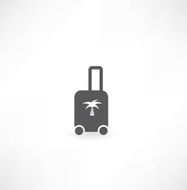 travel suitcase icon