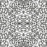 Abstract seamless floral background N22