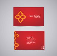 Vector abstract creative business cards N30