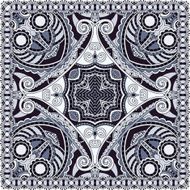 Traditional ornamental floral paisley bandanna N603